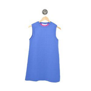 Zara Blue Knit Shift Dress #215-3
